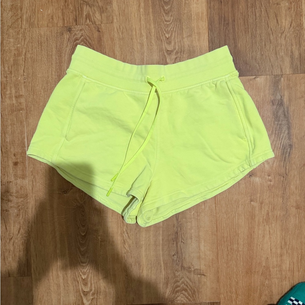 Lululemon Athletica Lime Green Women's Athletic Shorts
